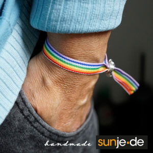 Rainbow Peace Partner Armbändchen LGBTQ (2 Stück)