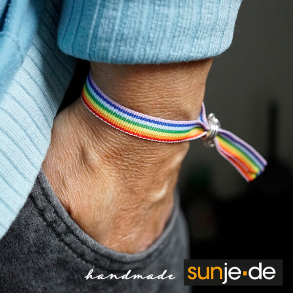 Rainbow Peace Partner Armbändchen LGBTQ (2 Stück)