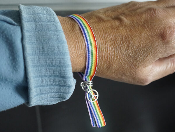 Rainbow Peace Partner Armbändchen LGBTQ (2 Stück) – Bild 3