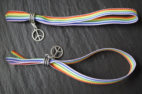Rainbow Peace Partner Armbändchen LGBTQ (2 Stück) – Bild 5