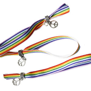 3 x „Rainbow Peace“ Partner Bändchen LGBTQ
