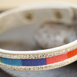 Rainbow Partner Leder Armband LGBTQ – silberfarben (2 Stück)