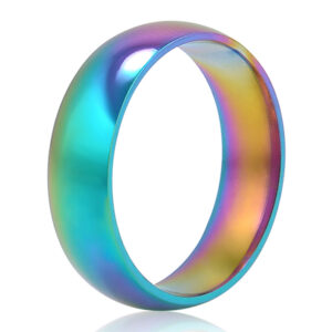 Rainbow RING Multicolor aus Edelstahl – LGBTQ+Pride