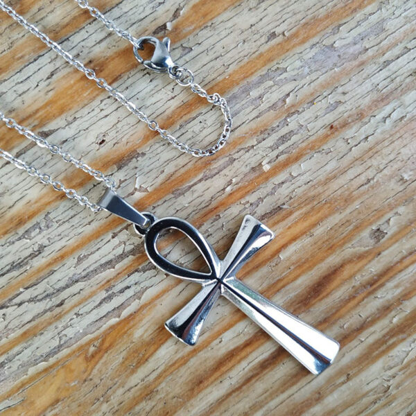 ANKH, LEBENSKREUZ – Anhänger mit Kette aus Edelstahl – Bild 6