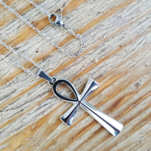 ANKH, LEBENSKREUZ – Anhänger mit Kette aus Edelstahl