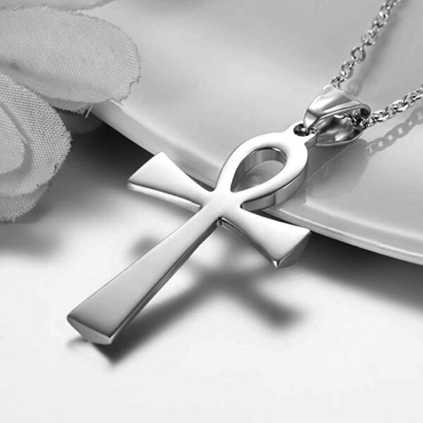 ANKH, LEBENSKREUZ – Anhänger mit Kette aus Edelstahl – Bild 5