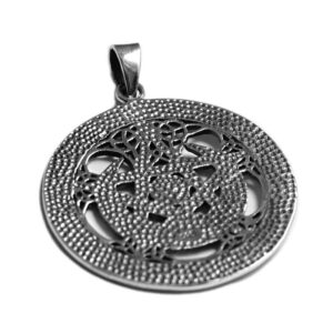 Pentagramm Anhänger mit Kette 925er Sterling Silber