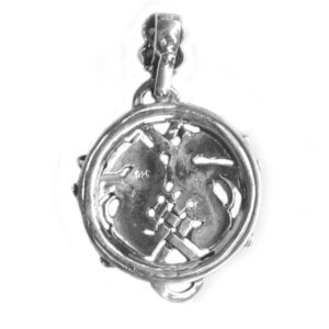 Midgard Schlange Anhänger mit Kette aus 925er Sterling Silber