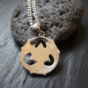 Keltischer Knoten Anhänger mit Kette 925er Silber