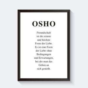 Wandposter „OSHO“