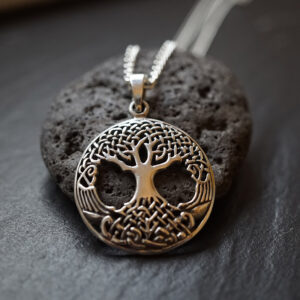 „Weltenbaum“  925er Silberanhänger mit Kette
