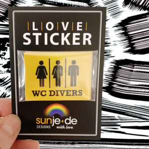 10 Stück  „Gender DIVERS“ Sticker