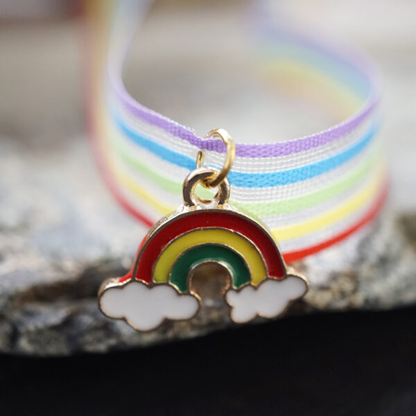 CSD Doppel-Armband mit Rainbow Streifen LGBTQ – Bild 3