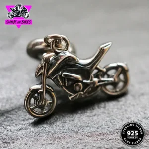 MOTORRAD Charm – 925er Silber BIKER Anhänger