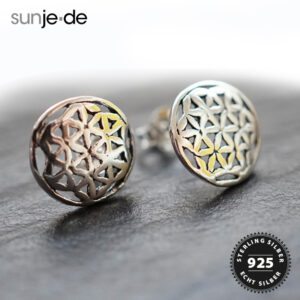 BLUME DES LEBENS – Ohrstecker Sterlingsilber 925er
