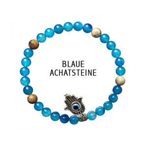Achat – Edelsteinperlen Armband
