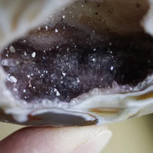 Natürliche Achat Stein Drusen Geode